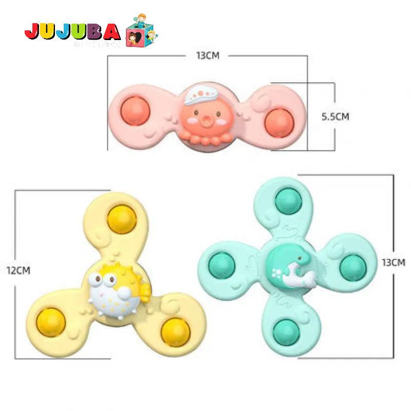 Kit Spinner Infantil - 3 peças - Jujuba Brinquedos 