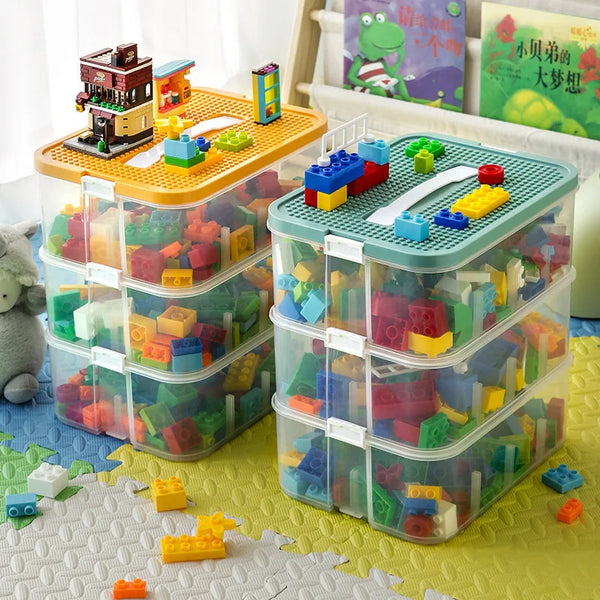 Caixa Organizadora Lego Multicamadas - Jujuba Brinquedos