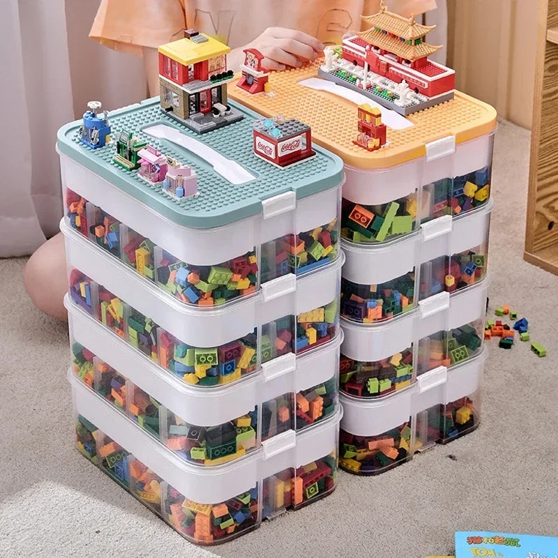 Caixa Organizadora Lego Multicamadas - Jujuba Brinquedos
